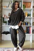 Terry B Classic Relaxed Pant Coffee Bean